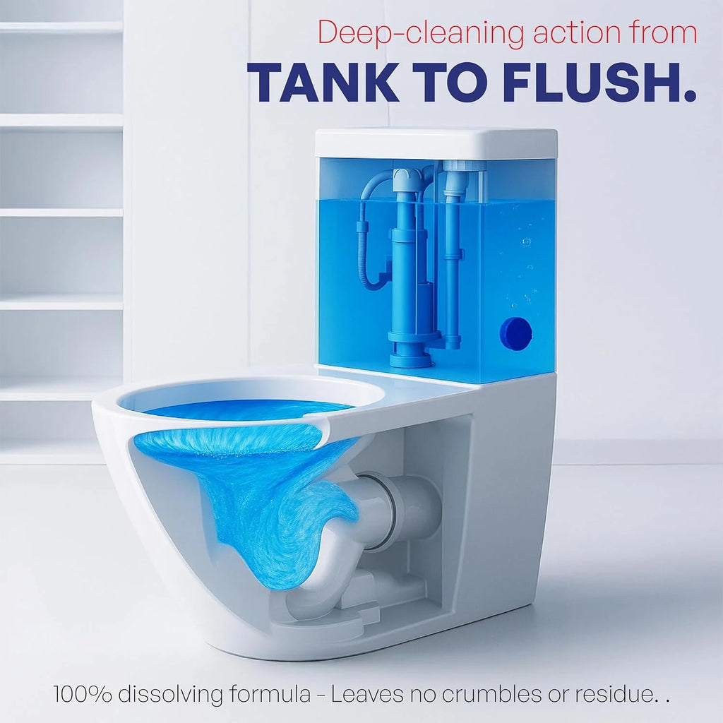 Fresh Flush Magic Cleaning Tabs 🌿