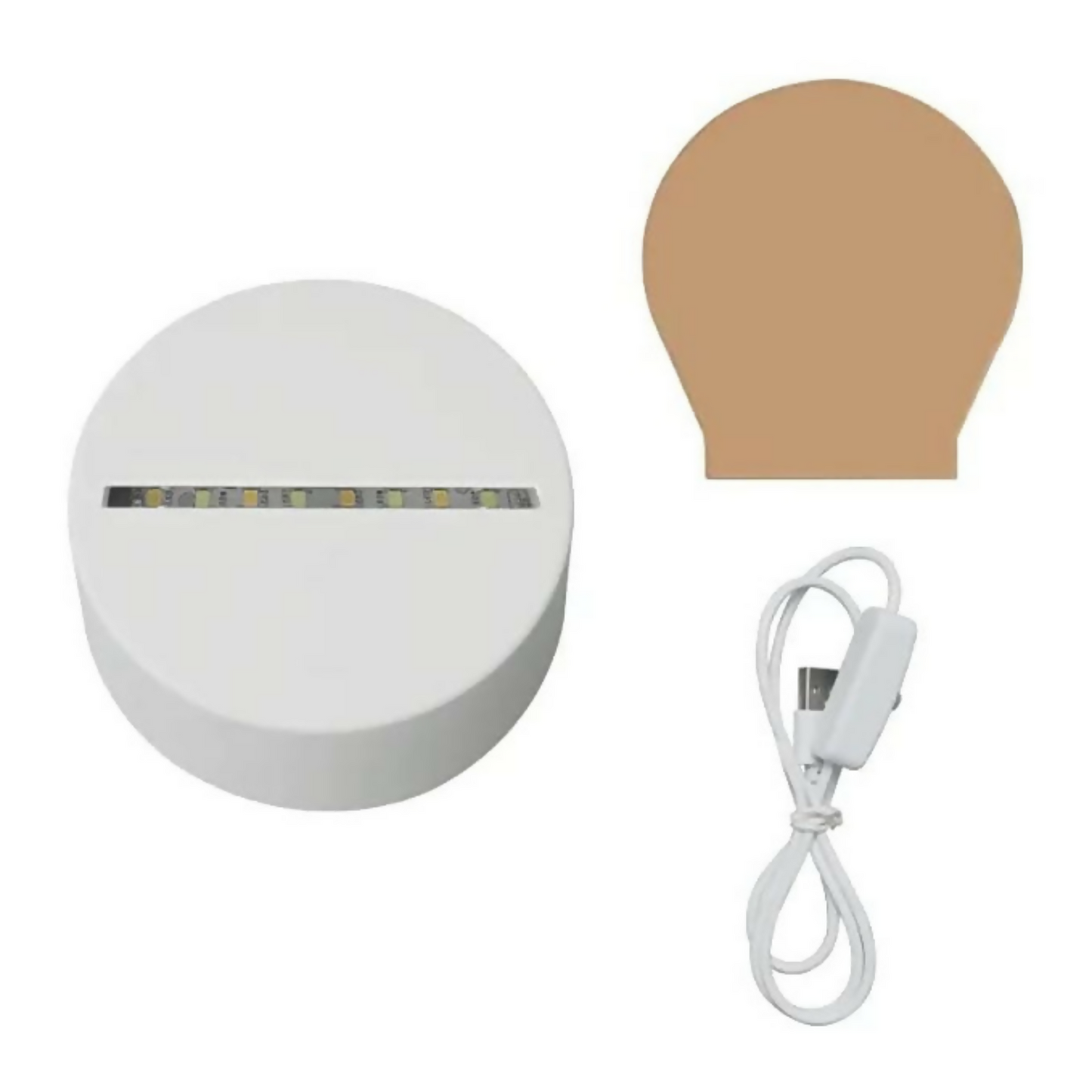 3D Creative Writeable LED Night Lamp with Pen and USB Cable |