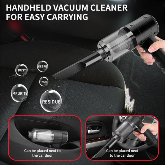 3 in 1 Portable Car Vacuum Cleaner