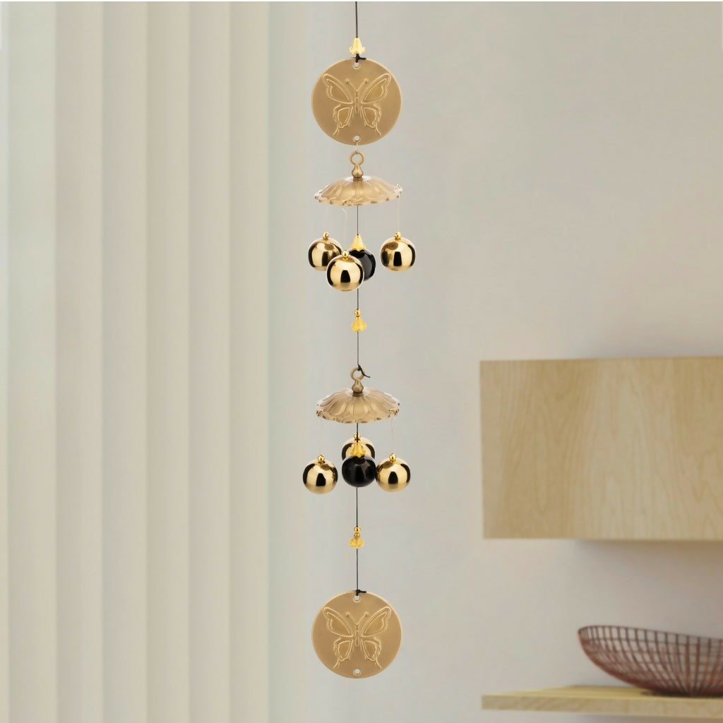 6 Bell House Decorative Hanging Wind Chimes for Home Positive Energy |