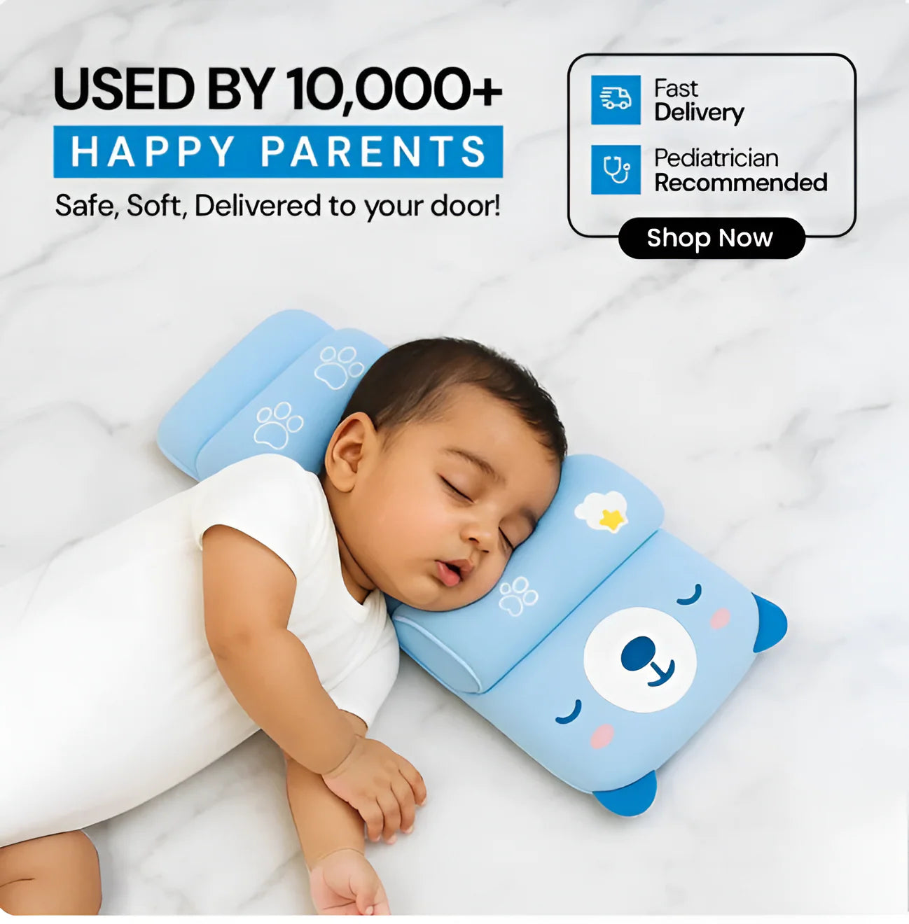 Baby Shaping Head Support Pillow